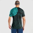 Alohawaii Clothing - (Custom) Polynesian Tattoo Style - Cyan Version T-Shirt A7