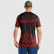 Alohawaii Clothing - (Custom) Polynesian Tattoo Style Flower - Red Version T-Shirt A7