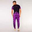 Alohawaii Clothing - Polynesian Tattoo Style Flower - Pink Version T-Shirt and Jogger Pants A7