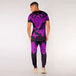 Alohawaii Clothing - Polynesian Tattoo Style Butterfly - Pink Version T-Shirt and Jogger Pants A7