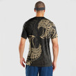 Alohawaii Clothing - Polynesian Tattoo Style Tatau - Gold Version T-Shirt A7