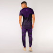Alohawaii Clothing - Polynesian Tattoo Style Tattoo - Purple Version T-Shirt and Jogger Pants A7