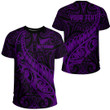 Alohawaii Clothing - (Custom) New Zealand Aotearoa Maori Fern - Purple Version T-Shirt A7 | Alohawaii