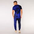 Alohawaii Clothing - (Custom) Polynesian Tattoo Style Butterfly Special Version - Blue Version T-Shirt and Jogger Pants A7