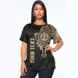 Alohawaii Clothing - (Custom) Polynesian Tattoo Style - Gold Version T-Shirt A7