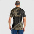Alohawaii Clothing - (Custom) Polynesian Tattoo Style Surfing - Gold Version T-Shirt A7
