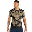 Alohawaii Clothing - Polynesian Tattoo Style Butterfly - Gold Version T-Shirt A7