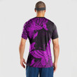 Alohawaii Clothing - Polynesian Tattoo Style Butterfly Special Version - Pink Version T-Shirt A7