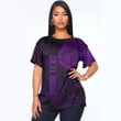 Alohawaii Clothing - (Custom) Lizard Gecko Maori Polynesian Style Tattoo - Purple Version T-Shirt A7
