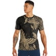 Alohawaii Clothing - Polynesian Tattoo Style Butterfly Special Version - Gold Version T-Shirt A7