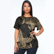 Alohawaii Clothing - Polynesian Tattoo Style Butterfly Special Version - Gold Version T-Shirt A7