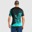 Alohawaii Clothing - Polynesian Tattoo Style Tiki Surfing - Cyan Version T-Shirt A7
