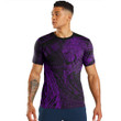 Alohawaii Clothing - Polynesian Tattoo Style Wolf - Purple Version T-Shirt A7