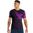 Alohawaii Clothing - Polynesian Tattoo Style Crow - Pink Version T-Shirt A7