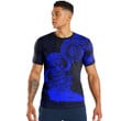 Alohawaii Clothing - Polynesian Tattoo Style Tiki Surfing - Blue Version T-Shirt A7