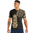 Alohawaii Clothing - Polynesian Tattoo Style Tiki - Gold Version T-Shirt A7