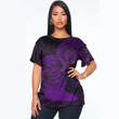 Alohawaii Clothing - Polynesian Tattoo Style Tiki Surfing - Purple Version T-Shirt A7