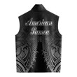 1sttheworld Clothing - American Samoa Tattoo Men's Stand-up Collar Vest A31