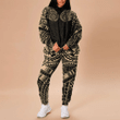 Alohawaii Clothing - Polynesian Tattoo Style - Gold Version Hoodie and Joggers Pant A7