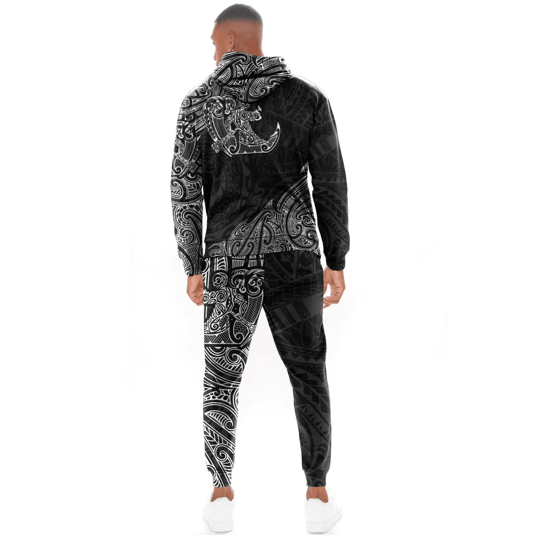 Alohawaii Clothing - Polynesian Tattoo Style Surfing Hoodie and Joggers Pant A7