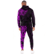 Alohawaii Clothing - Polynesian Tattoo Style - Pink Version Hoodie and Joggers Pant A7