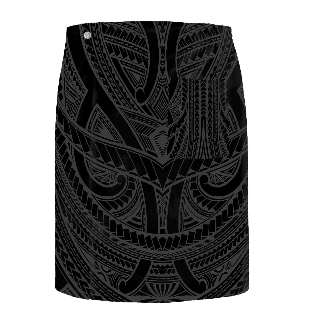 Alohawaii Lavalava - Norfolk Island Black Tattoo Style A31