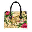 Alohawaii Square Tote Bag - (Custom) Turtle Strong Pattern Hibiscus Plumeria A31