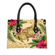 Alohawaii Square Tote Bag - Turtle Strong Pattern Hibiscus Plumeria A31