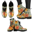 Hawaii Yellow Hibiscus Leather Boots - AH J2 - Alohawaii