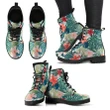 Alohawaii Footwear - Hawaii Hibiscus Palm Leather Boots - AH