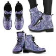 Polynesian Leather Boots Violet - AH - J1 - Alohawaii
