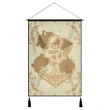 Alohawaii Poster - Hawaii Anchor Hibiscus Flower Vintage Hanging Poster Beige