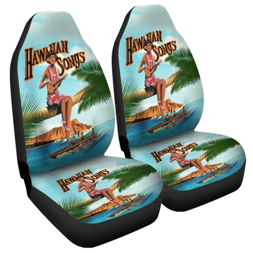 Alohawaii Car Accessory - Hawaiian Hula Aboriginal Song Car Seat Covers - AH - JR