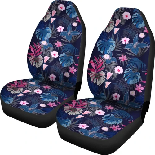 Alohawaii Car Accessory - Hawaii Tropical Palm Tree And Flower Car Seat Cover - AH - J7