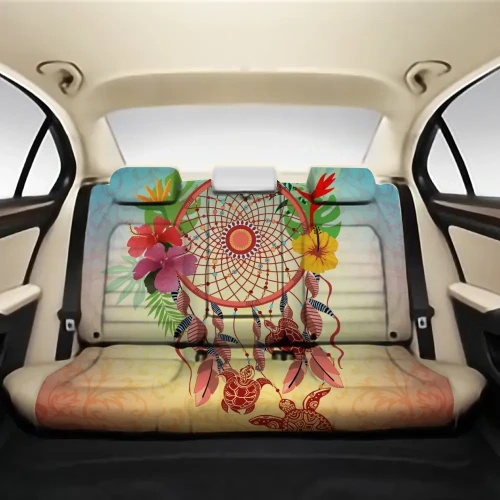 Alohawaii Car Accessory - Flower Dreamcatcher Back Seat Cover AH J1