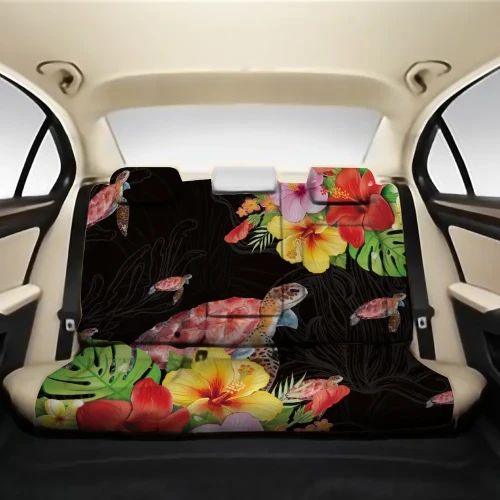 Alohawaii Car Accessory - Hibiscus Plumeria Turtle Back Seat Cover AH J1