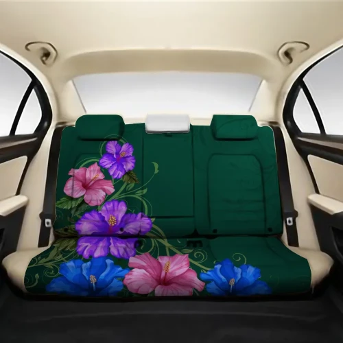 Alohawaii Car Accessory - Hibiscus More Colorful Back Seat Cover AH J1