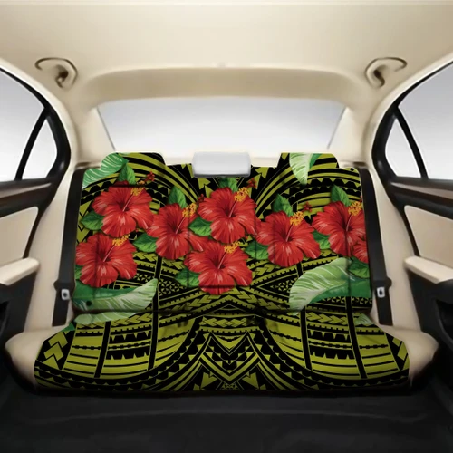 Alohawaii Car Accessory - Hawaii Hibiscus Tropical Polynesian Tribal Back Car Seat Covers - Suri Style - AH - J2