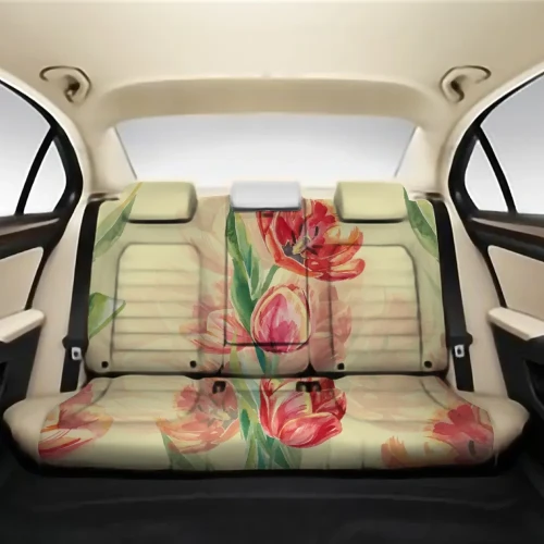 Alohawaii Car Accessory - Flower Art Back Seat Cover AH J1