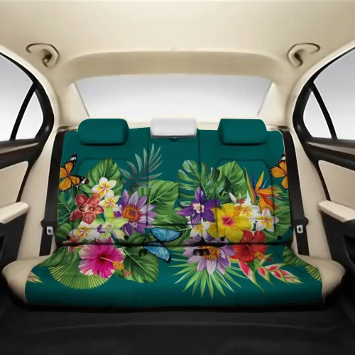 Alohawaii Car Accessory - Garden Flower Back Seat Cover AH J1