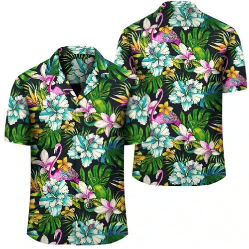 Alohawaii Shirt - Animals And Tropical Flowers Hawaiian Shirt - AH - J1