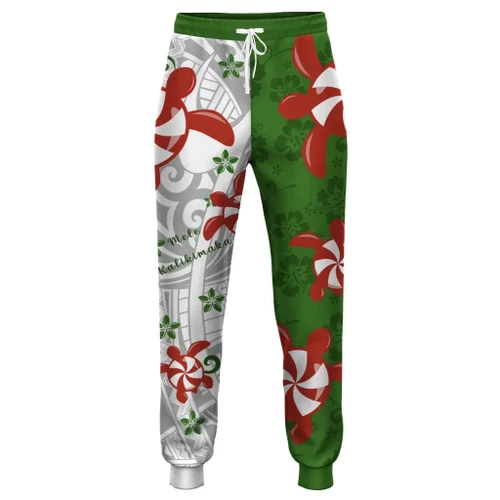 Alohawaii Pants - Hawaii Christmas Polynesian Jogger - Turtle Candy - AH J8