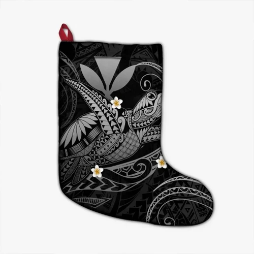Alohawaii Clothing - Hawaii Turtle Polynesian Christmas Stocking - Nane Style Gray - AH - J4R