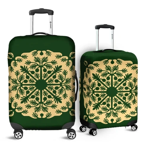 Alohawaii Accessory - Hawaiian Quilt Alpinia Purpurata Luggage Covers - AH J8