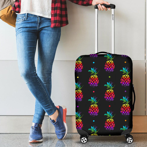 Alohawaii Accessory - Colorful Pineapple Luggage Covers - AH J4