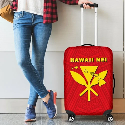 Alohawaii Accessory - Hawaii Kanaka Polynesian Luggage Covers - AH - J71