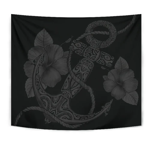 Alohawaii Home Set - Anchor Gray Poly Tribal Tapestry - AH - J14