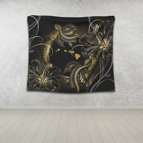 Alohawaii Home Set - Hawaii Gold Galaxy Tapestry - Cato Style - AH - J4