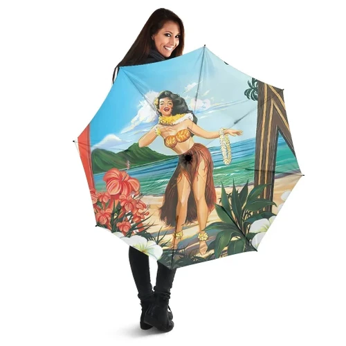 Alohawaii Umbrella - Aloha Hula Dance Umbrella - AH - J1