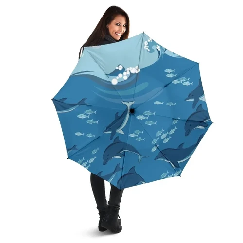 Alohawaii Umbrella - Dolphin And Sea Umbrella - AH - J1